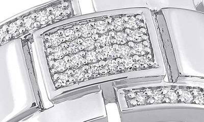 Delmar Diamond Ring In Silver