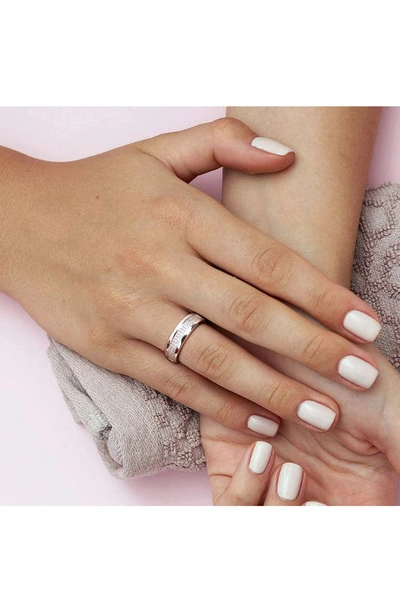 Delmar Diamond Band Ring In Silver