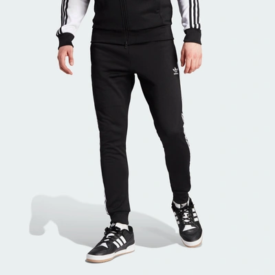 Shop Adidas Originals Men's Adidas Adicolor Classics Sst Track Pants In Black
