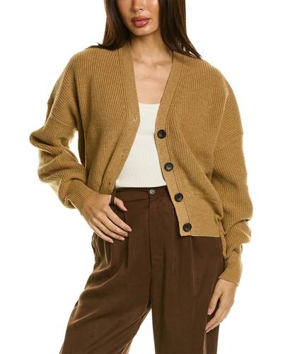 Shop A.l.c A. L.c. May Wool Cardigan In Brown