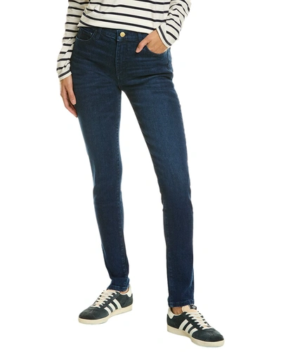 Shop Triarchy Dark Indigo Skinny Jean In Blue