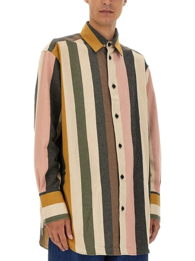 Shop Jw Anderson J.w. Anderson Relaxed Fit Shirt In Multicolour