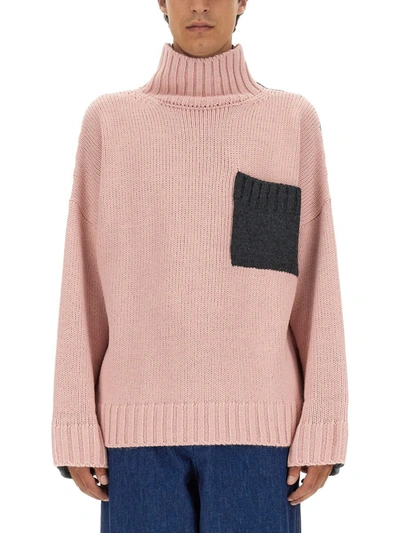 Shop Jw Anderson J.w. Anderson Shirt With Pocket In Pink
