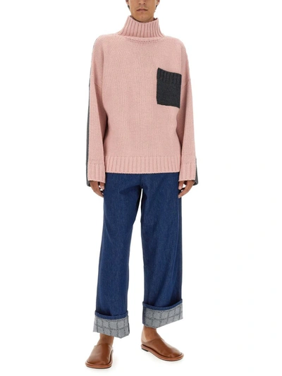 Shop Jw Anderson J.w. Anderson Shirt With Pocket In Pink
