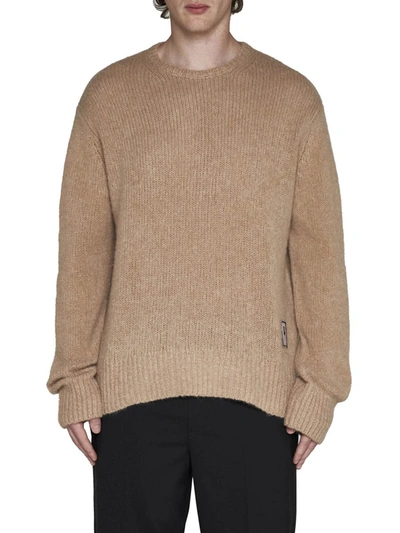 Shop Neil Barrett Sweaters In Beige