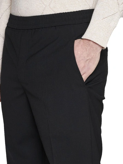Shop Neil Barrett Trousers In Black
