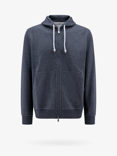 Shop Brunello Cucinelli Sweatshirt In Grey
