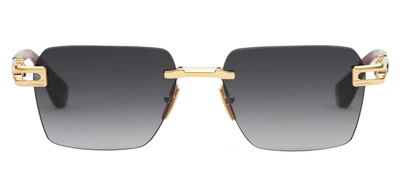 Dita Meta-evo One Rectangle Sunglasses In Grey