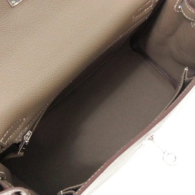 Kelly 25 leather handbag Hermès Brown in Leather - 31732093