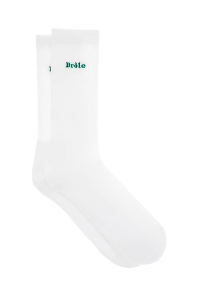 Shop Drôle De Monsieur Logoed Socks In Mixed Colours