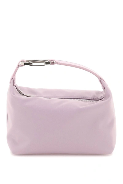 Shop Eéra Eera Laminated Leather Mini Moonbag In Purple