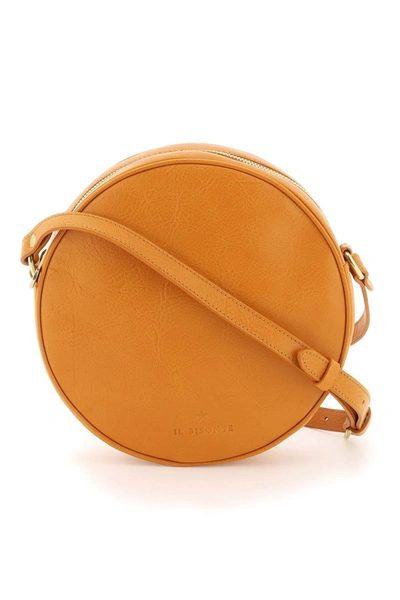 Shop Il Bisonte Volonata Leather Crossbody Bag In Orange