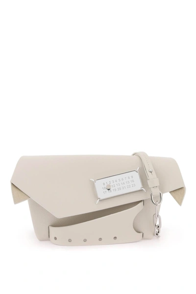 Shop Maison Margiela 'snatched' Small Clutch In White
