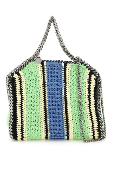 Shop Stella Mccartney 'falabella' Crochet Tote Bag In Mixed Colours