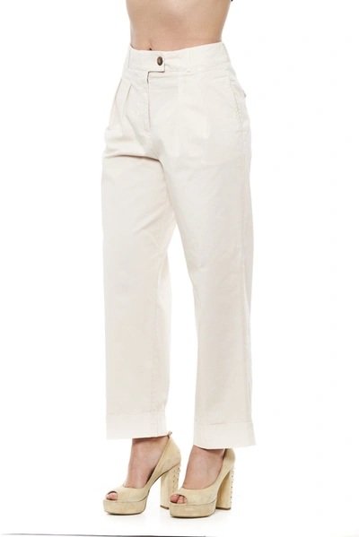 Shop Peserico Beige Cotton Jeans &amp; Women's Pants