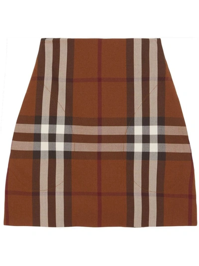 Shop Burberry Skirts Brown
