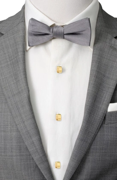 Cufflinks, Inc Tartan Studs In Gold