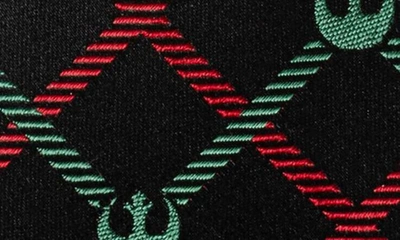 Cufflinks, Inc Star Wars Rebel Alliance Plaid Silk Blend Tie In Red