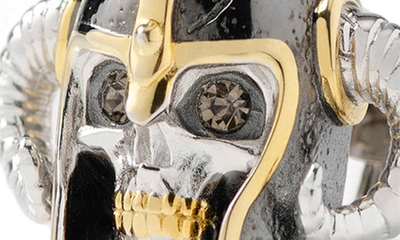 Cufflinks, Inc Viking Helmet 3d Cuff Links In Silver