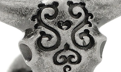 Shop Cufflinks, Inc Cow Skull Cuff Links In Silver