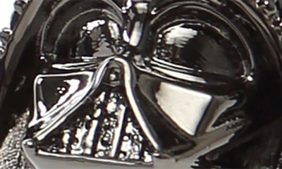 Cufflinks, Inc Star Wars Darth Vader Crystal Cuff Link & Stud Set In Black