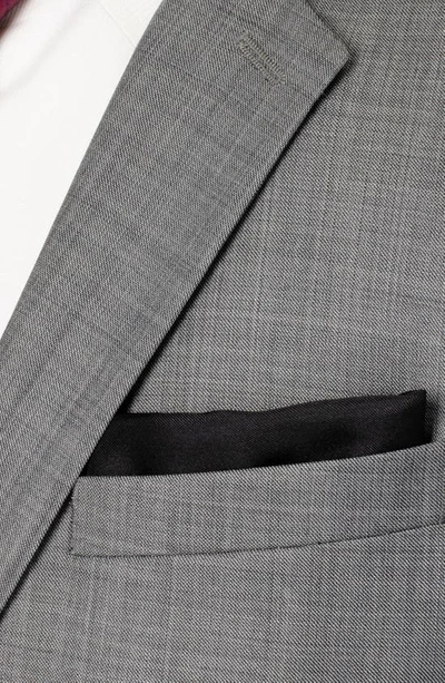 Cufflinks, Inc Black Silk Pocket Square In Black