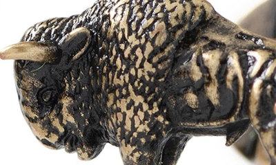 Cufflinks, Inc Bison Cuff Links In Bronze