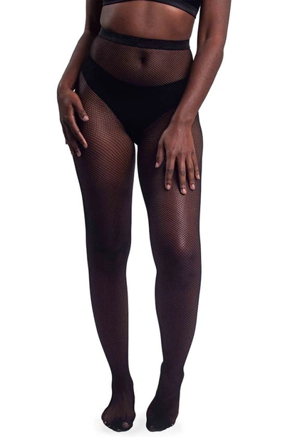 Shop Nude Barre Fishnet Tights In 12am