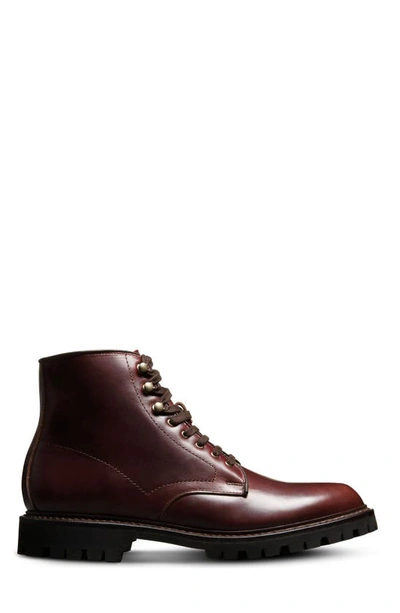 Shop Allen Edmonds Higgens Waterproof Boot In Burgundy