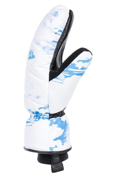 Roxy Flint Creek Water Repellent Ski Mittens In Clouds