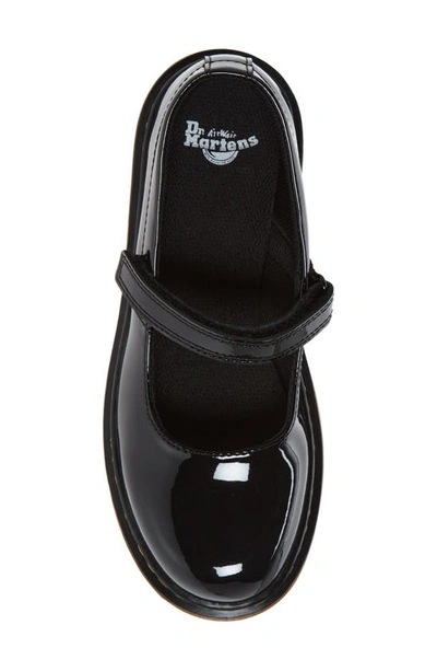 Shop Dr. Martens' Kids' Maccy Mary Jane In Black Patent Lamper