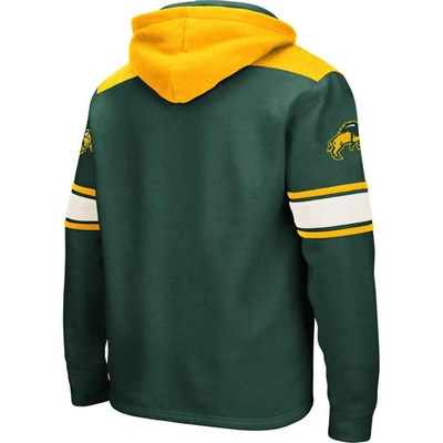 Shop Colosseum Green Ndsu Bison 2.0 Lace-up Pullover Hoodie