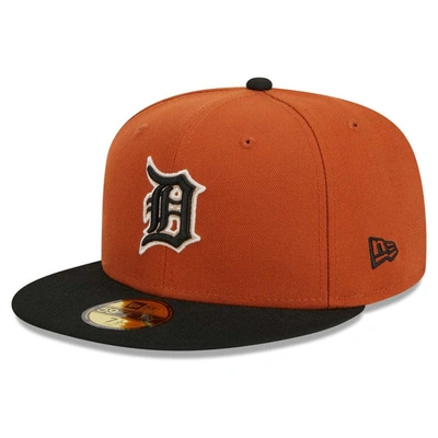 Men's New Era Orange/Black Detroit Tigers 59FIFTY Fitted Hat