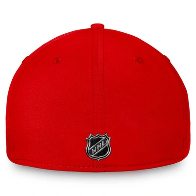 Shop Fanatics Branded  Red Calgary Flames Authentic Pro Training Camp Flex Hat