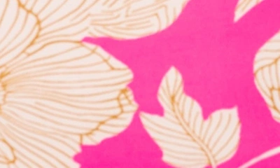 Maaji Zayla Floral Duo Reversible Bikini Top In Pink