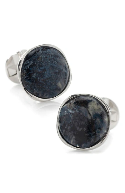 Shop Cufflinks, Inc Pietersite Cuff Links In Navy