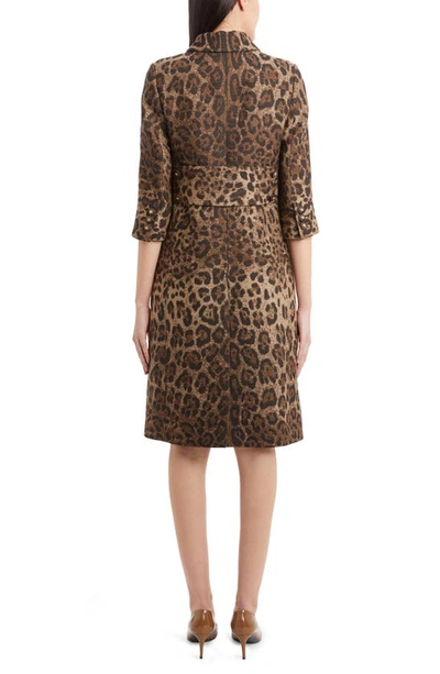 Shop Dolce & Gabbana Dégradé Leopard Print Jacquard Jacket In Print Leo