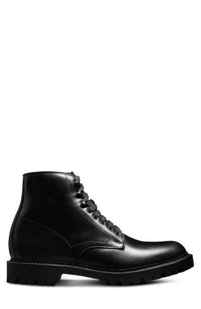 Shop Allen Edmonds Higgins Waterproof Plain Toe Boot In Black