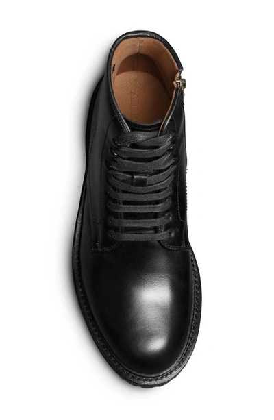 Shop Allen Edmonds Higgins Waterproof Plain Toe Boot In Black