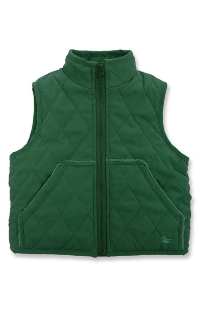 Shop Widgeon Quilted Barn Vest In Hunter Green