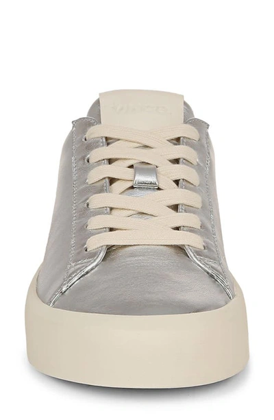 Shop Vince Gabi Platform Sneaker In Silver