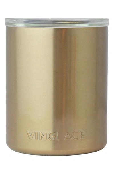 Shop Vinglace Glass Lined Stainless Steel Whiskey Glass In Copper