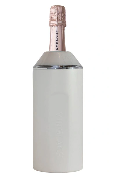 Shop Vinglace Stainless Steel Wine Chiller In Stone