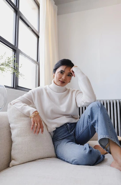 Nordstrom Cashmere Turtleneck Sweater In Camel