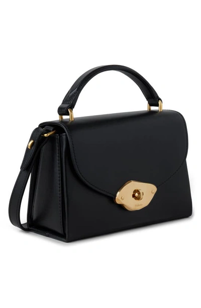 Shop Mulberry Small Lana Top Handle Crossbody Bag In Black