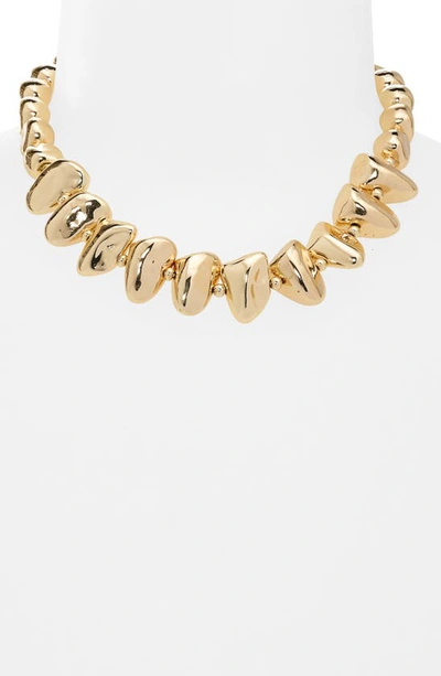 Shop Nordstrom Molten Nugget Collar Necklace In Gold