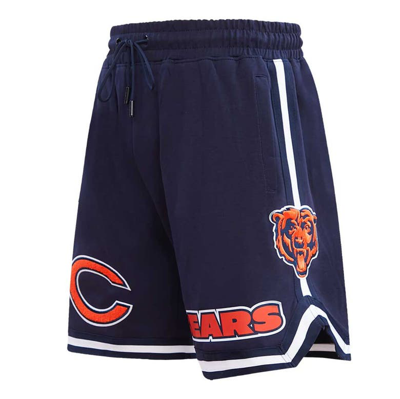 PRO STANDARD PRO STANDARD NAVY CHICAGO BEARS CLASSIC CHENILLE SHORTS 