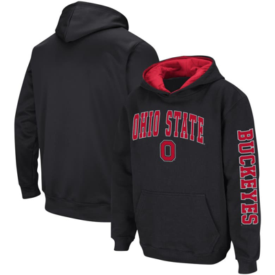 Shop Colosseum Youth   Black Ohio State Buckeyes 2-hit Pullover Hoodie