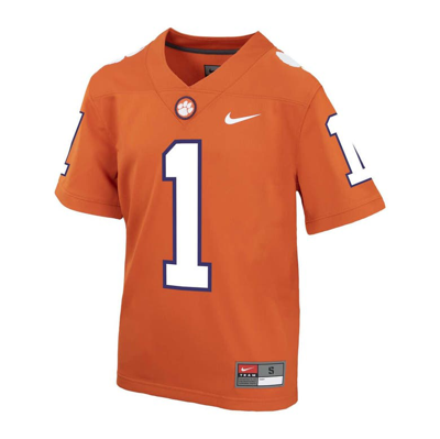 Shop Nike Preschool  Orange Clemson Tigers Untouchable Replica Football Jersey