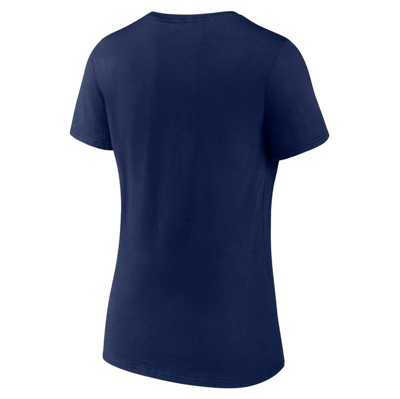 Shop Fanatics Branded  Navy Colorado Avalanche Authentic Pro V-neck T-shirt